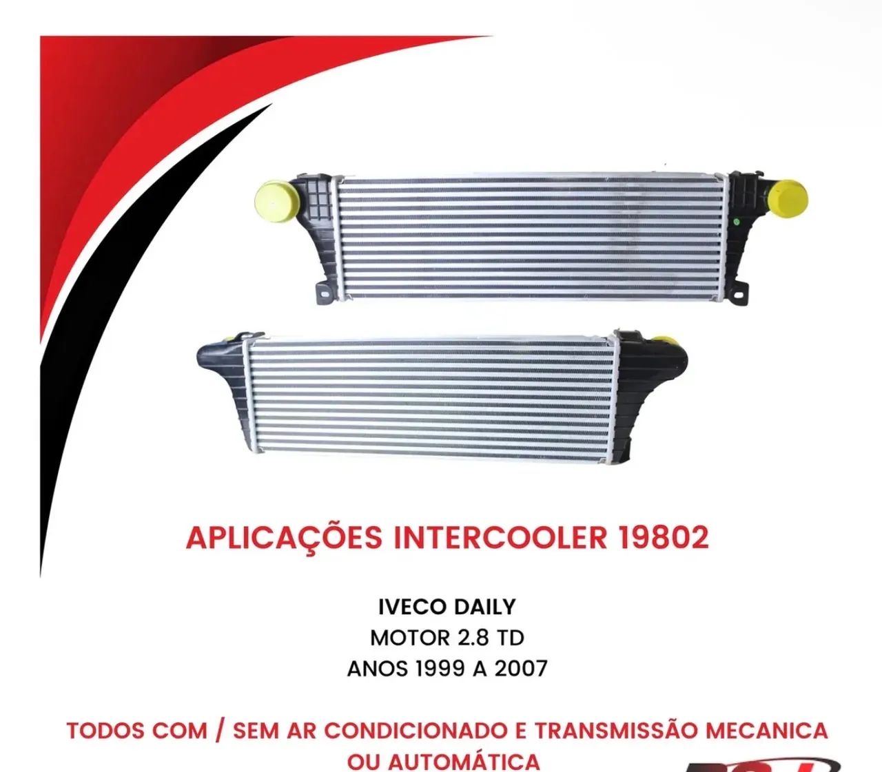 Intercooler Iveco Daily 2.8 1997 a 2007 - Foto 4