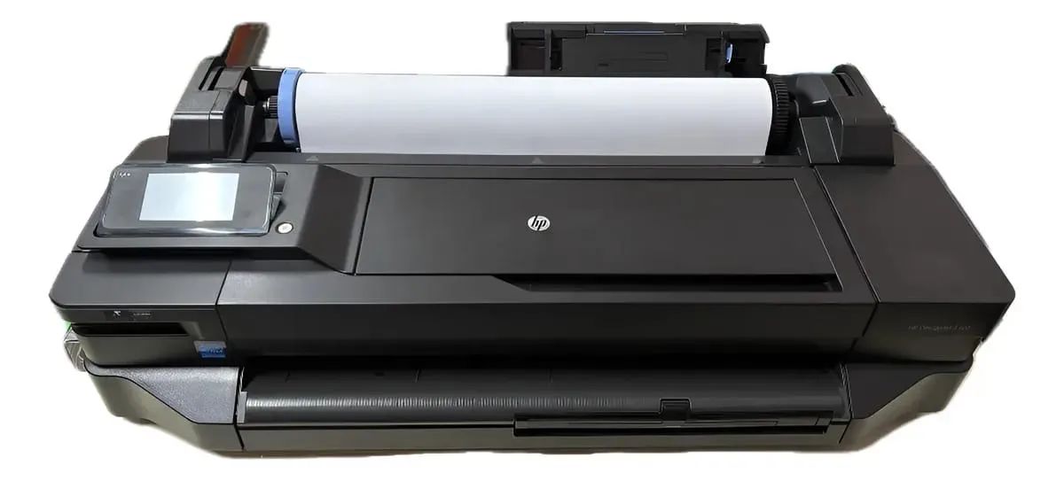 Impressora hp designjet t120 plotter + 40metros de folha A1 - Foto 3