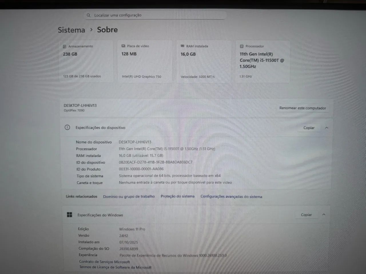 PC Dell OptiPlex 7090 Micro - Intel Core i5 vPro - Super Conservado - Foto 4