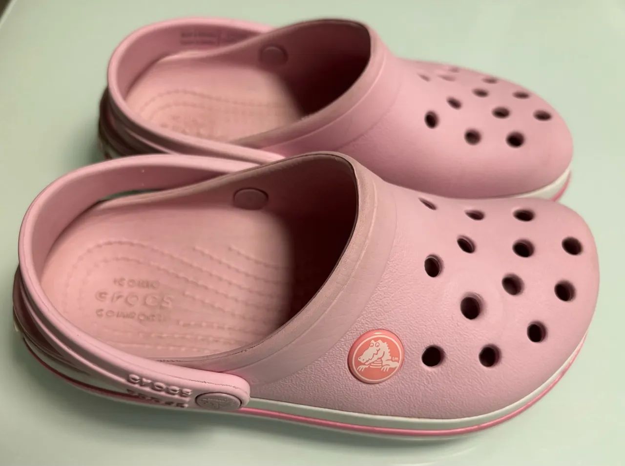 Crocs C11 rosa - Foto 3