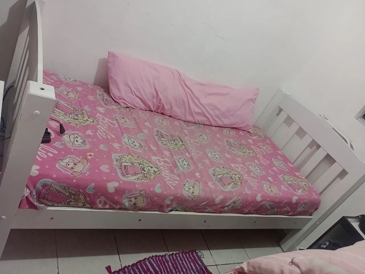 Vendo cama de beliche branca MDF  - Foto 3