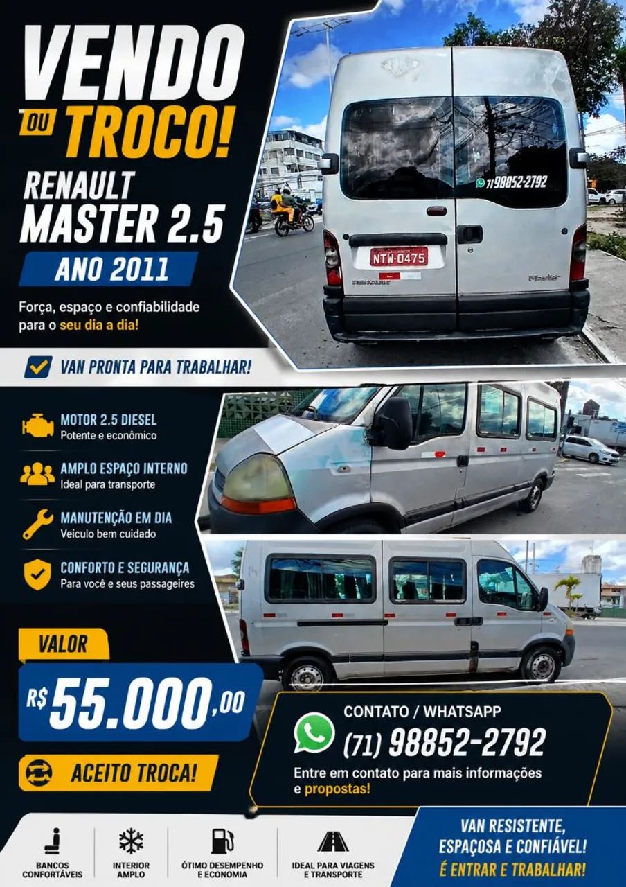 Renault Master Master 2.5 dCi 16V 115cv 16L Diesel 2011