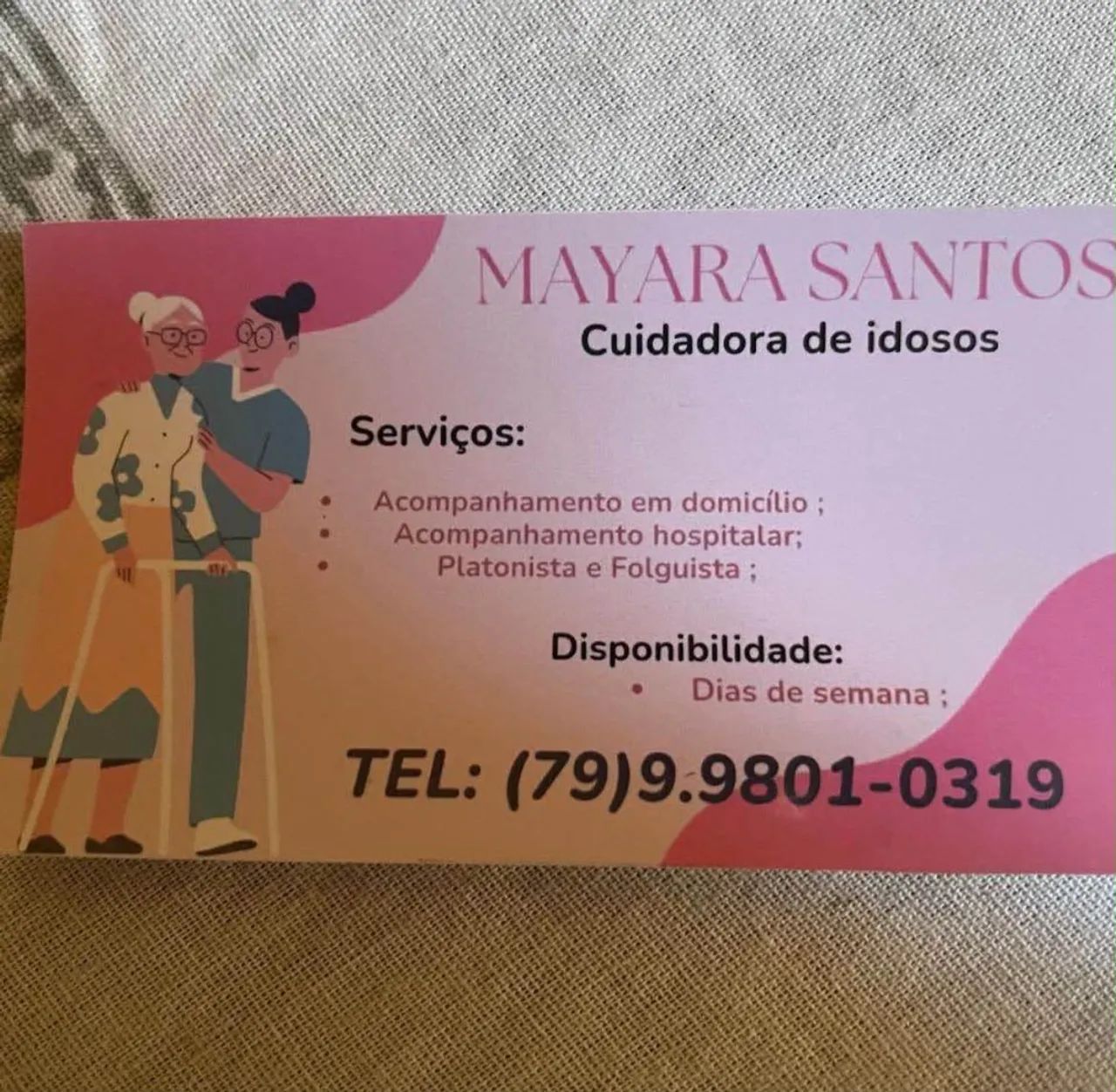 Cuidadora e acompanhante 