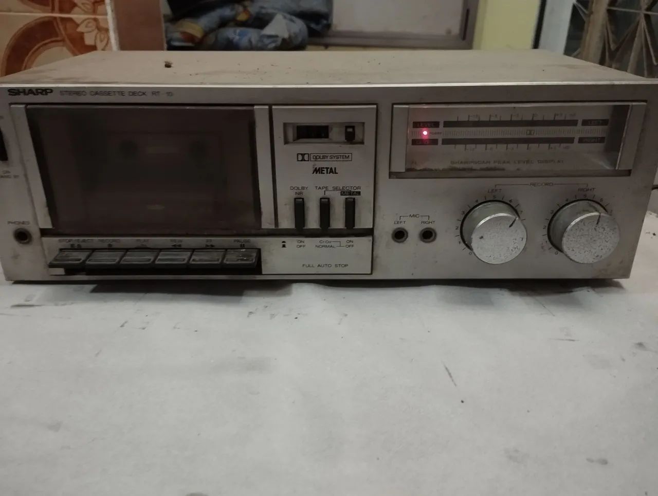 Tape deck Sharp RT-10 retrô 