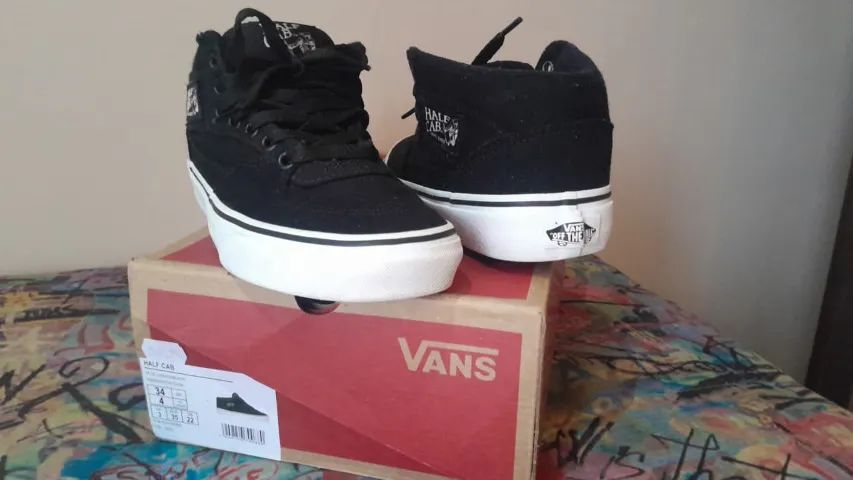 tênis vans half cab  black - Foto 3