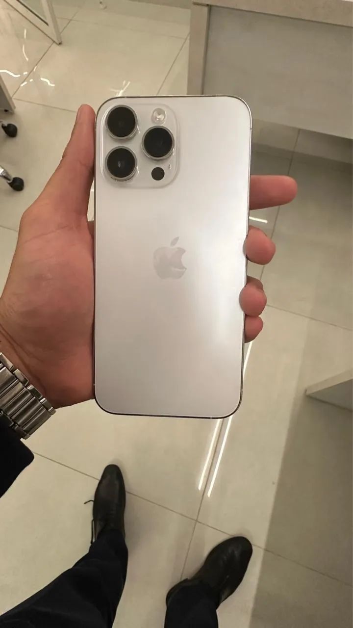 iPhone 14 Pro Max Branco Pérola, Praticamente Novo, Bateria 83% - Foto 3