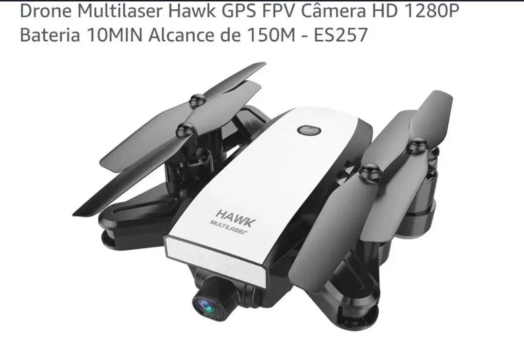 Drone Multilaser Hawk GPS - Novo e lacrado.  - Foto 3