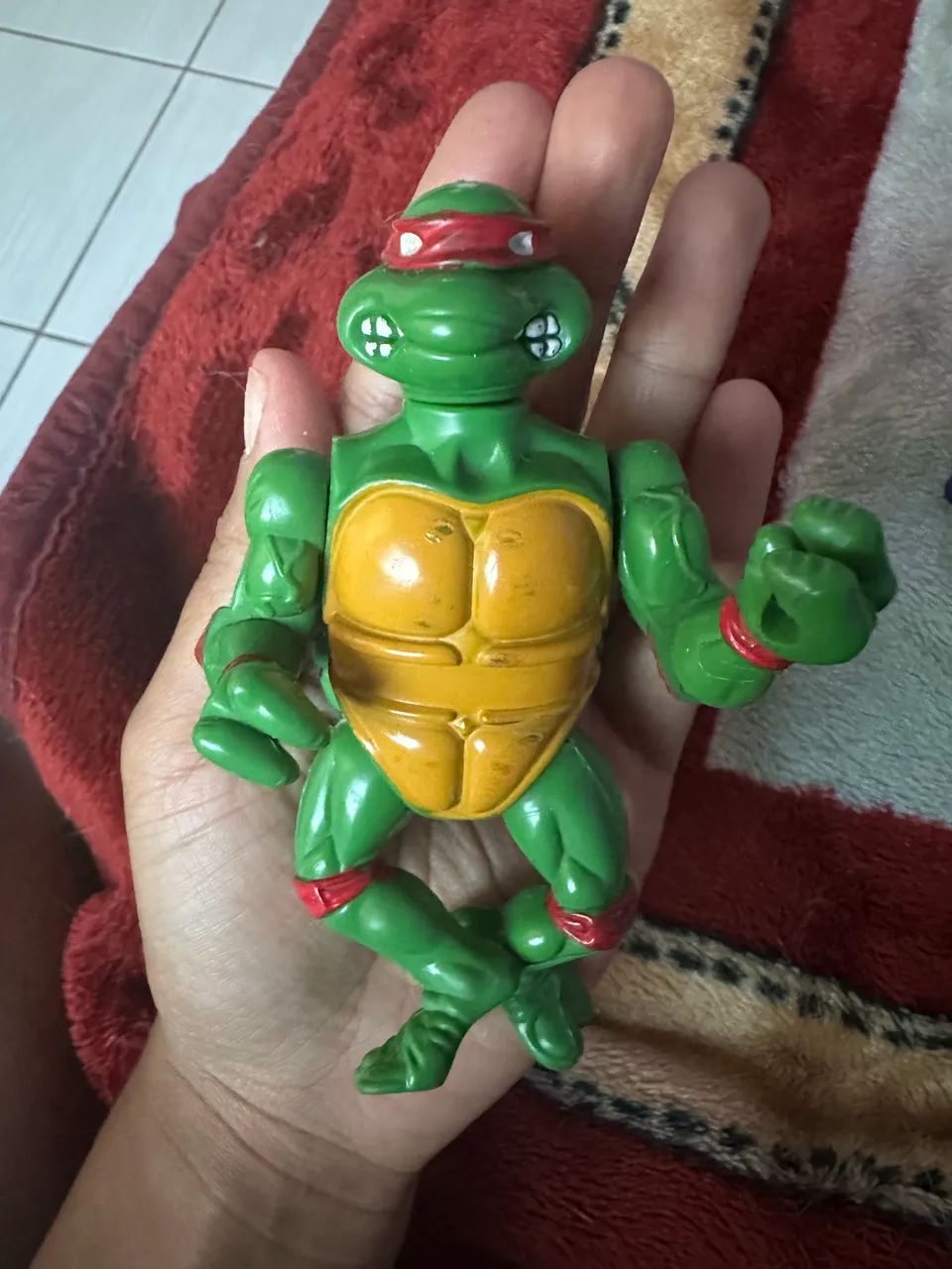 Boneco Raphael tartarugas ninjas 