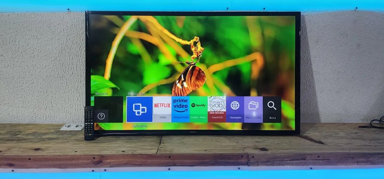 TV 50 polegadas smart com cabo controle todos apss YouTube e Netflix  - Foto 4