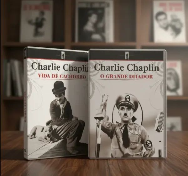 charlie chaplin dvd box 2 filmes ediçao especial - Foto 4