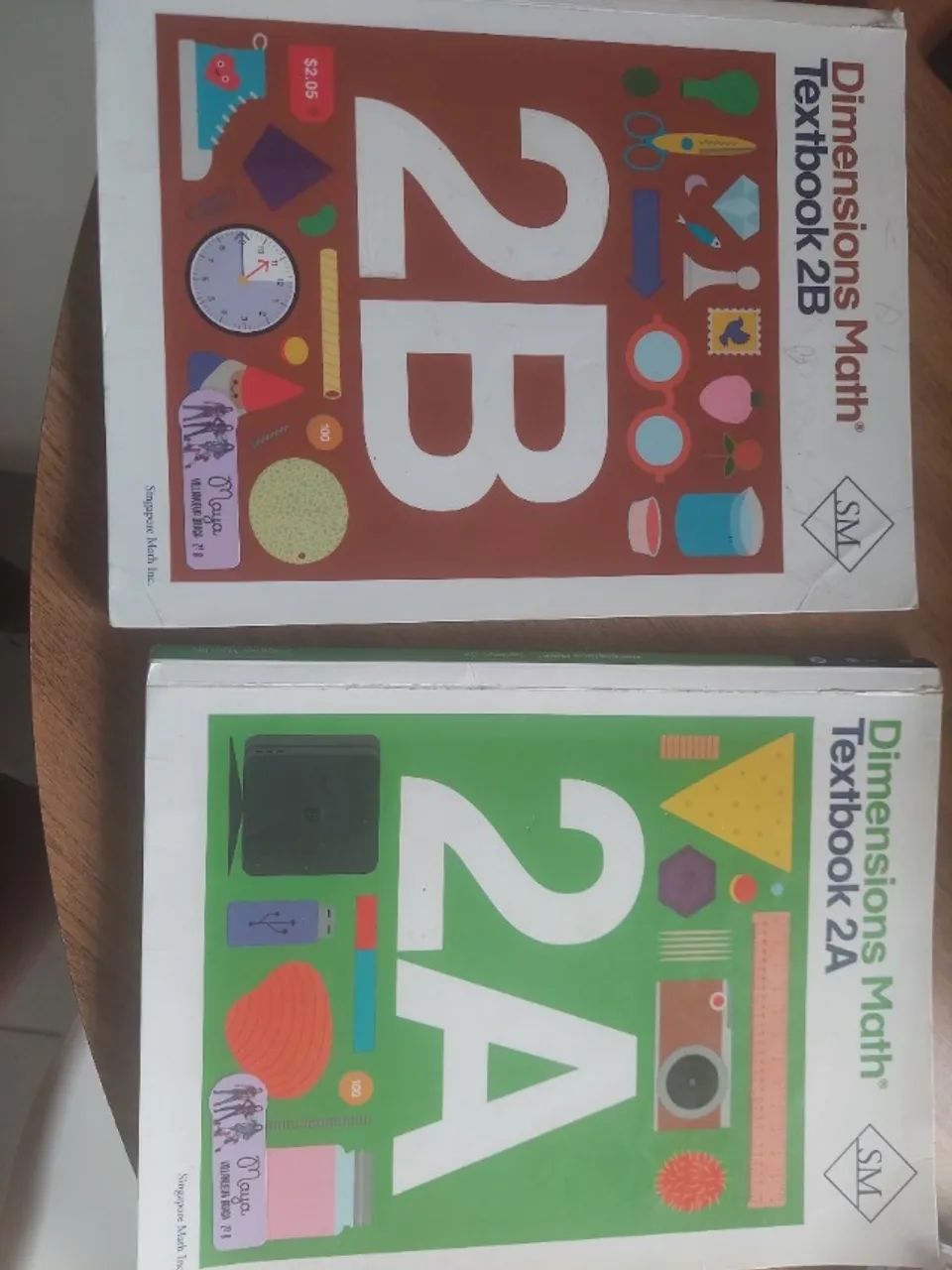 Dimensions Math Textbook 2A e 2B
