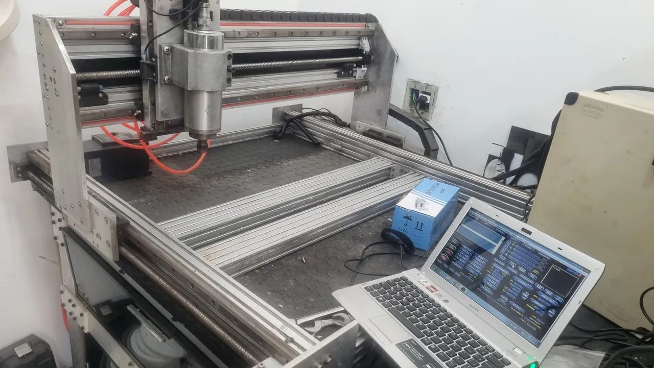 Cnc Router 3cv Completa 1000x1000 220v (Usado)