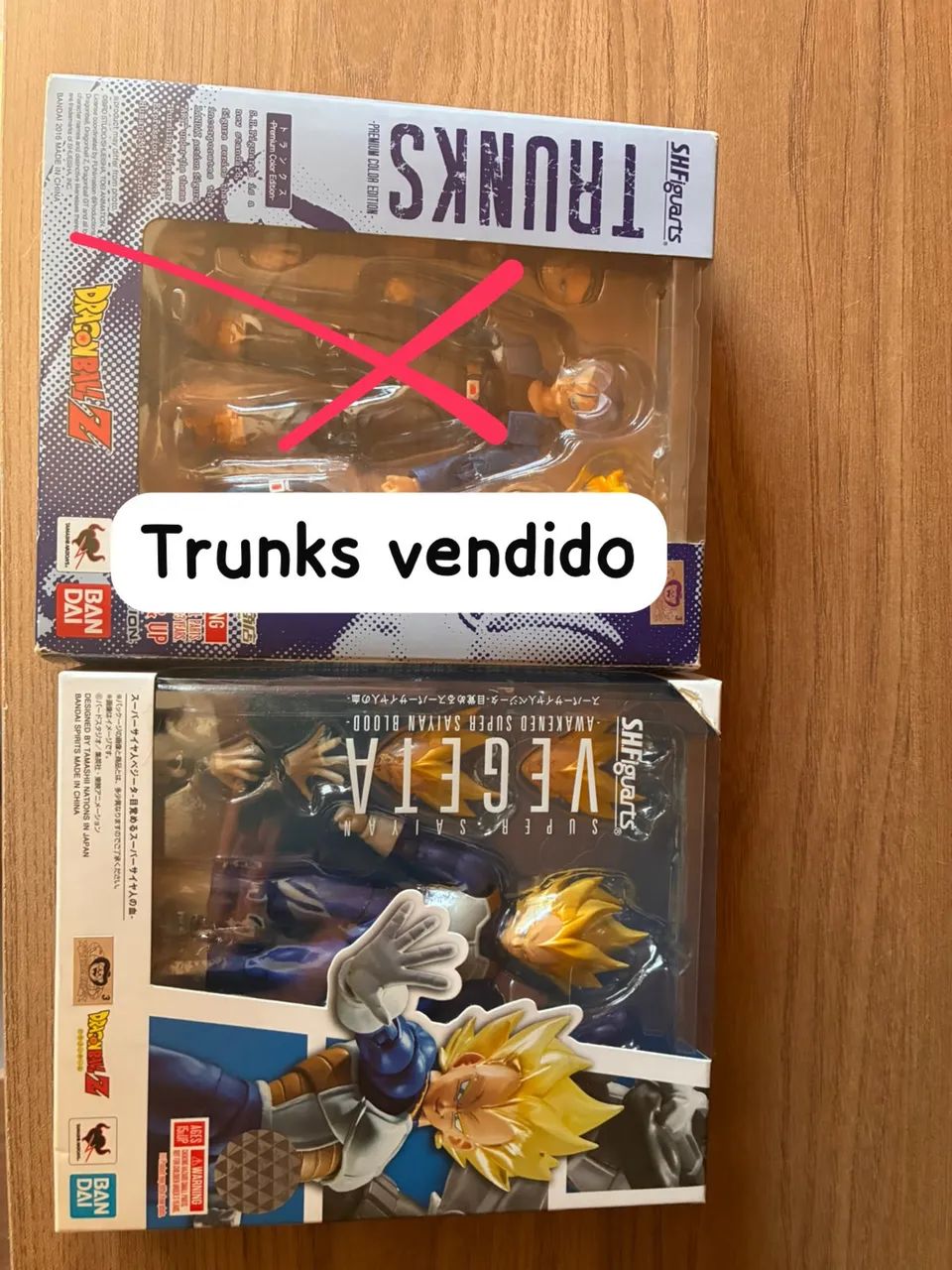 Vegeta (Lacrado) - Trunks Vendido  - Foto 3