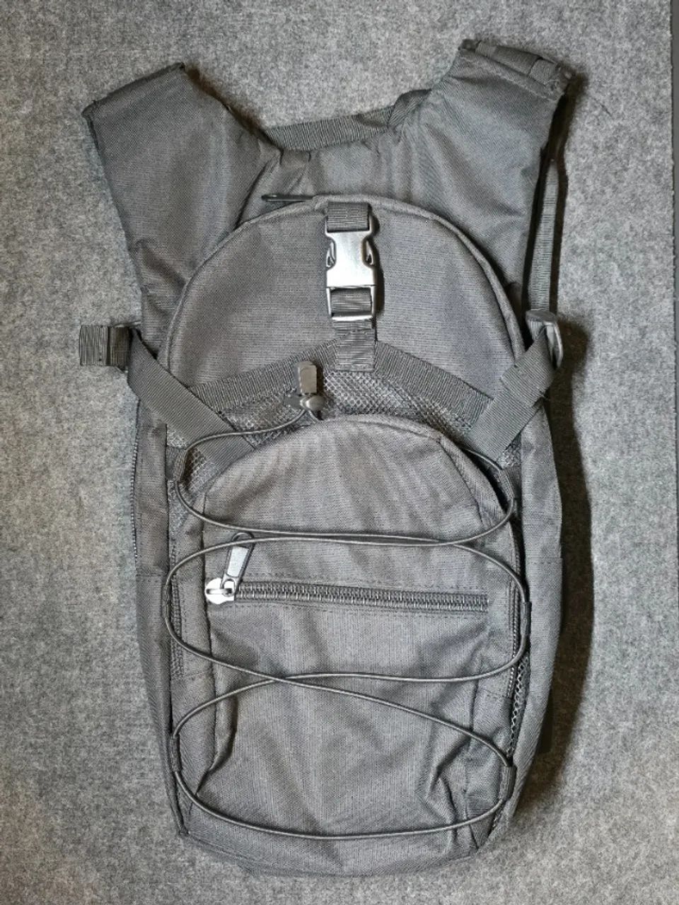 Mochila Tática 15L Preta Militar Compacta