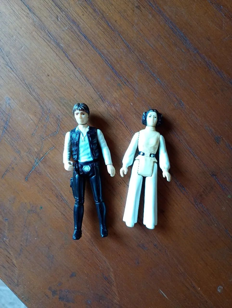 Dois bonecos StarWars anos 80