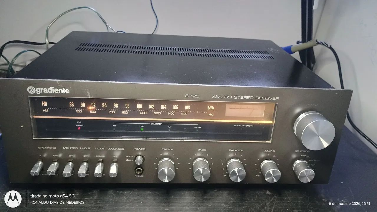 RECEIVER gradiente s125 ( n°3 ) da coleção
