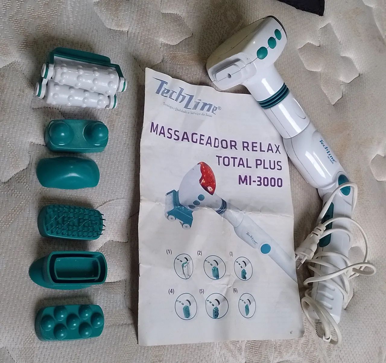Massageador Relax Total Plus MI-3000 da marca Techline - Foto 3