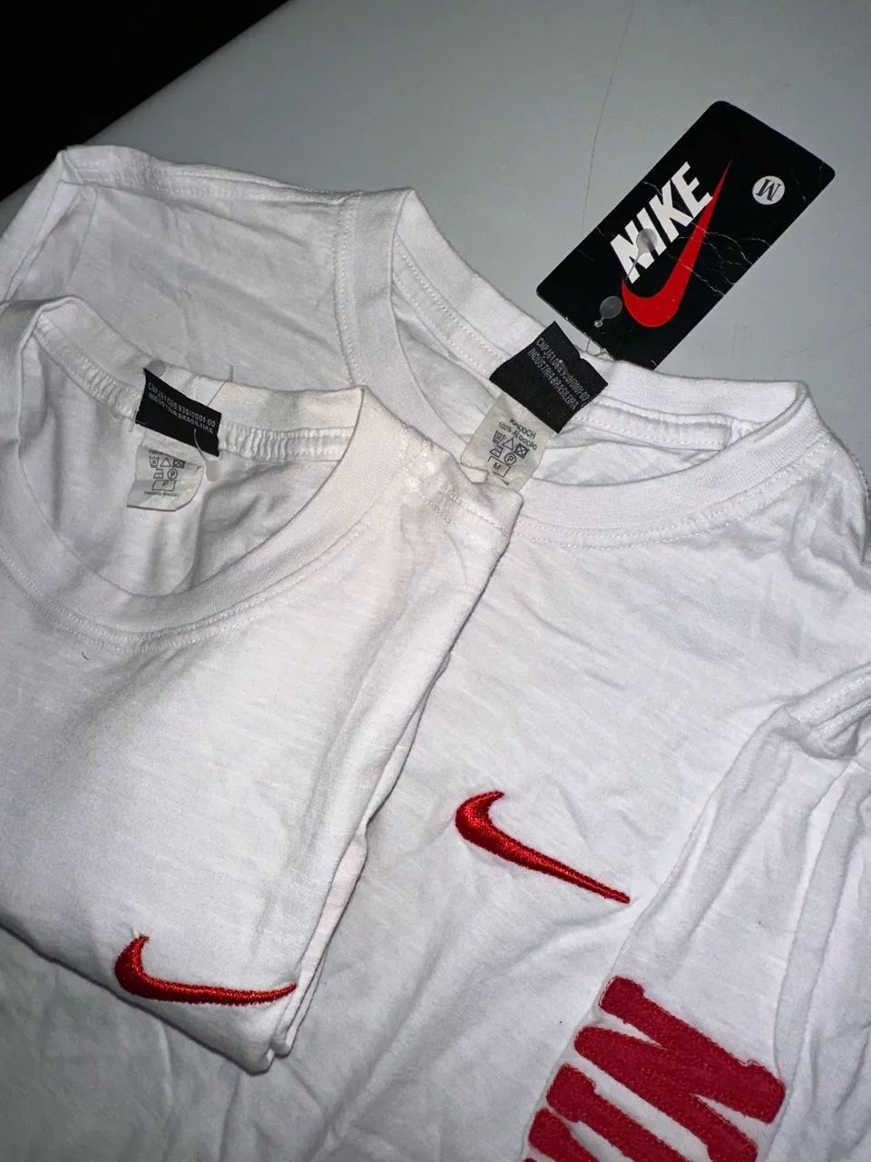 Manga Longa Nike Branca - Foto 3