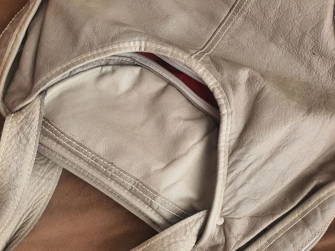 Bolsa couro legítimo  - Foto 4