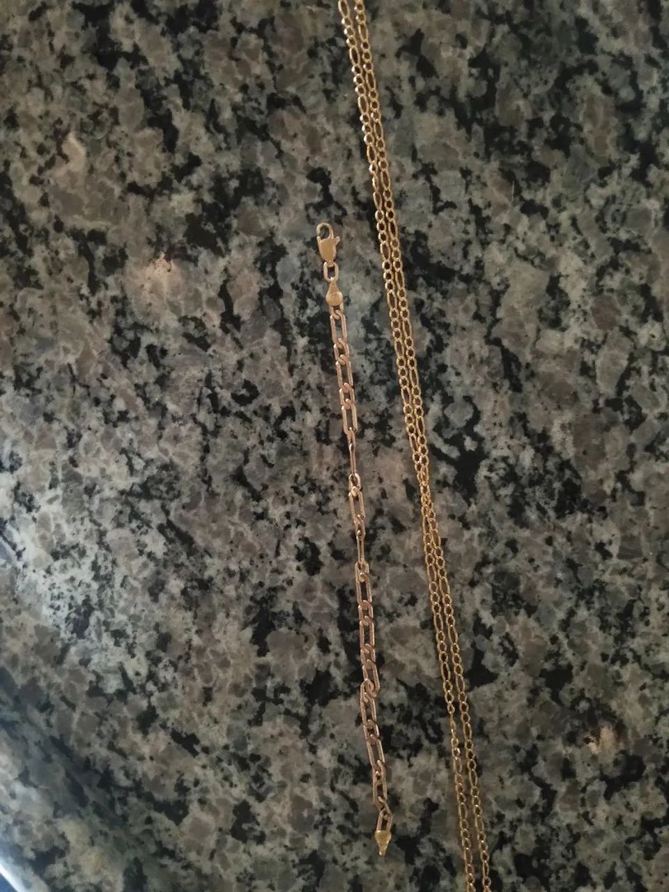 Cordão,pingente e pulseira romannel - Foto 2