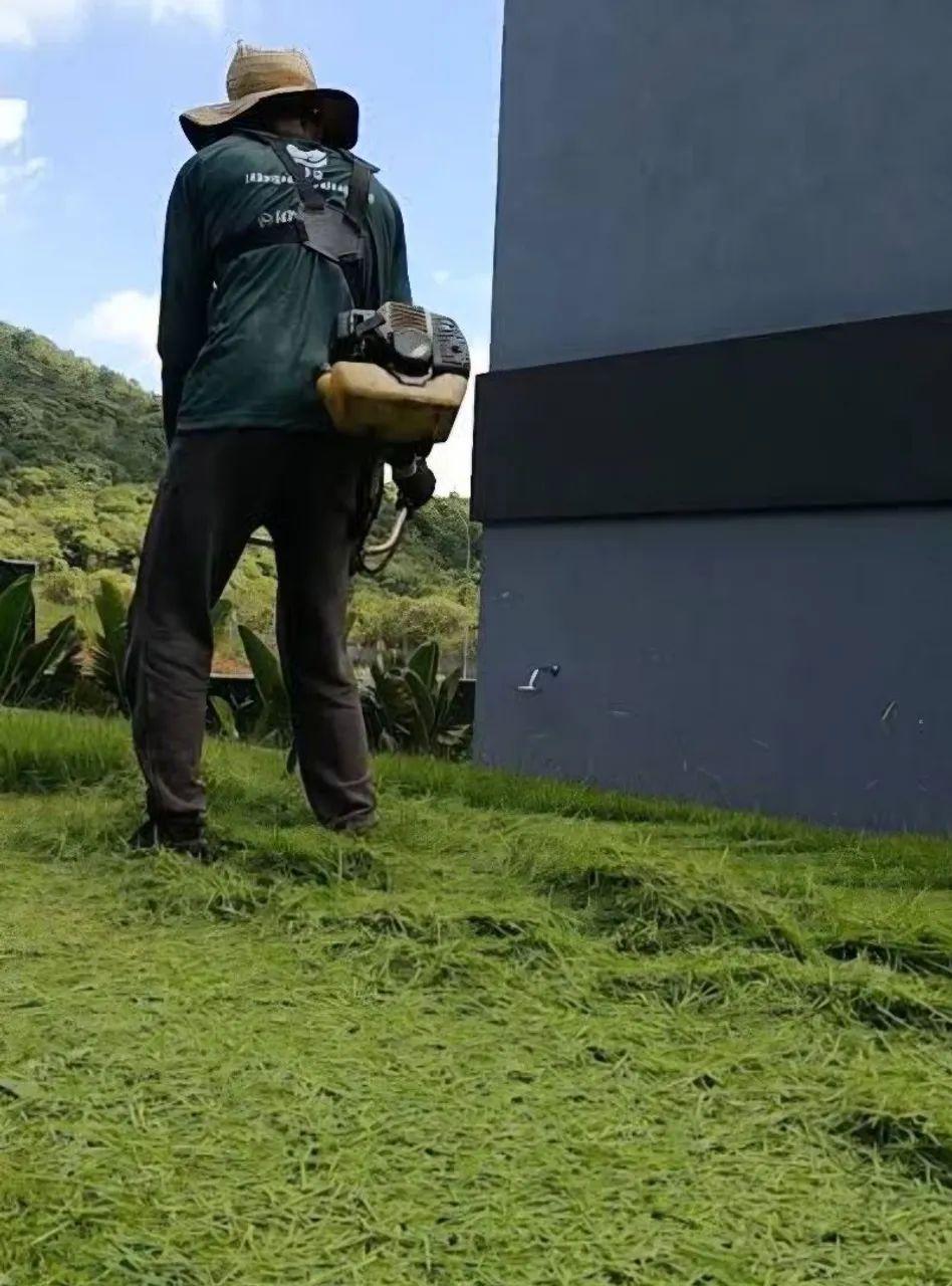 Jardinagem e poda, limpeza de terreno.