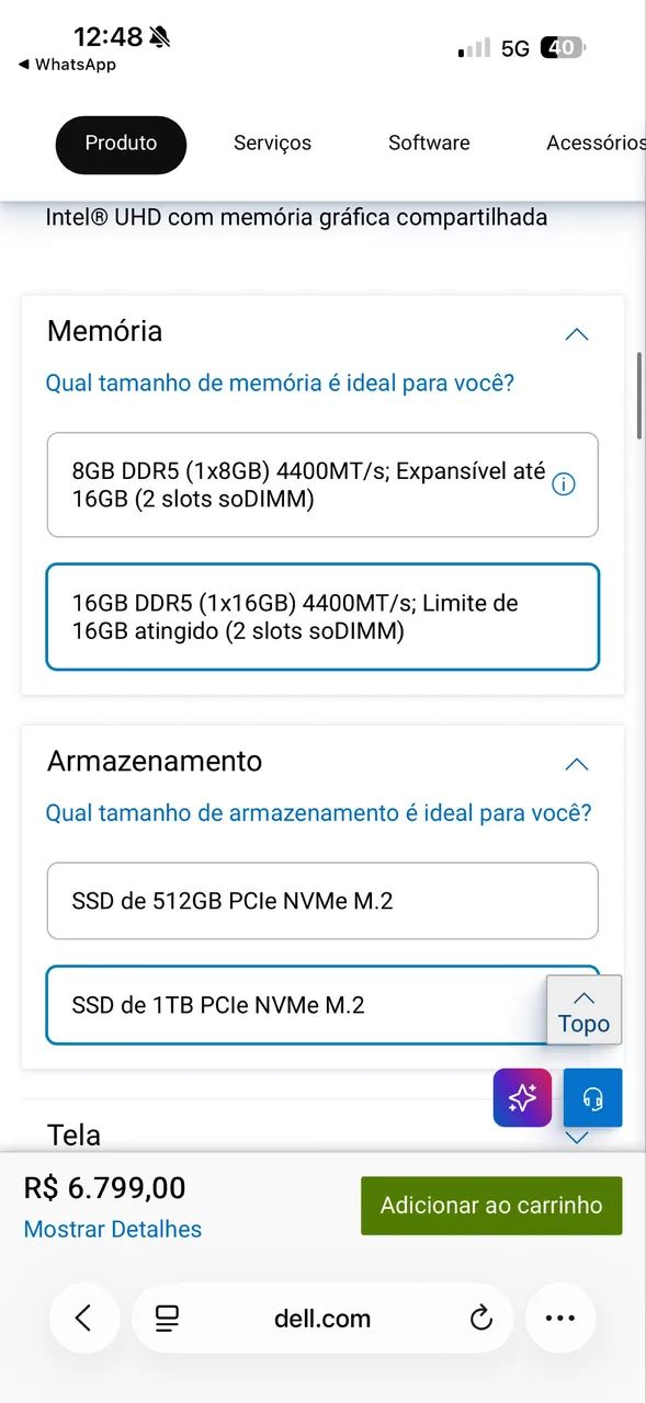 NOTEBOOK DELL 15 1TB SSD VENDER RÁPIDO  - Foto 5