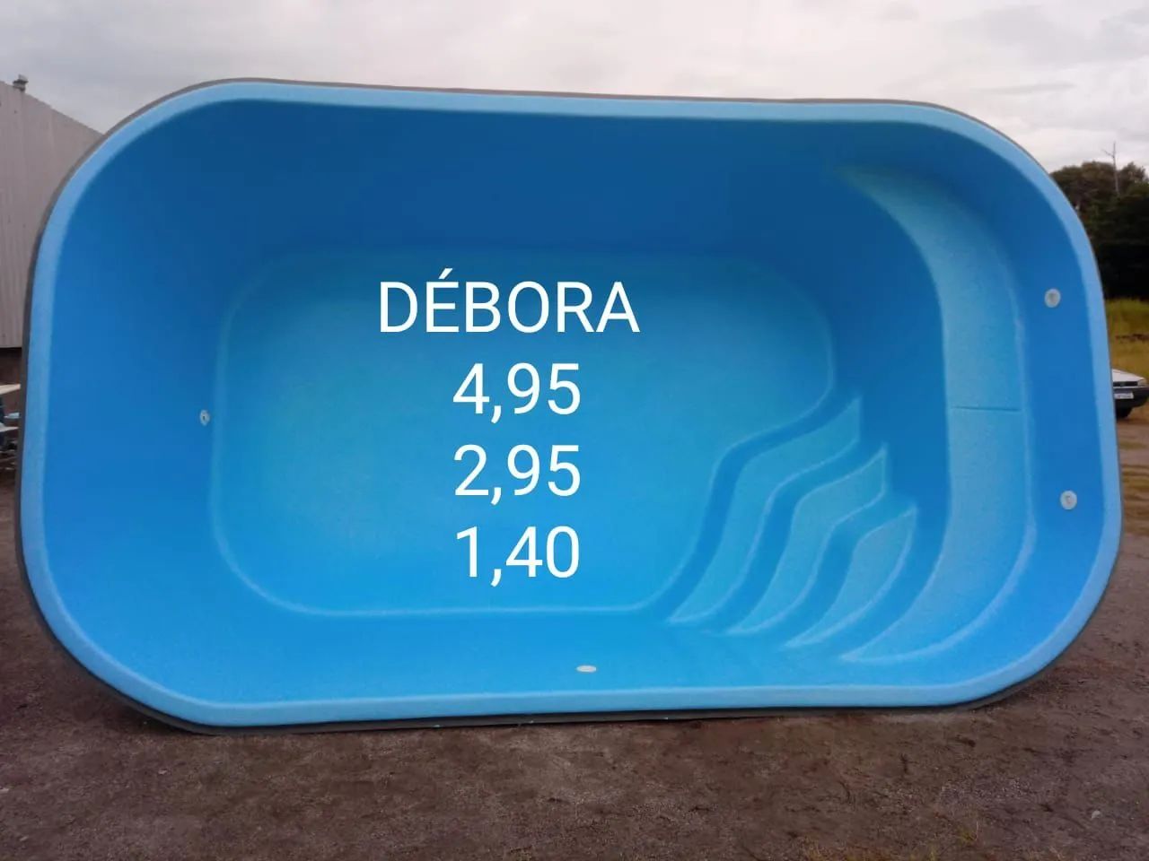 Piscina de fibra 