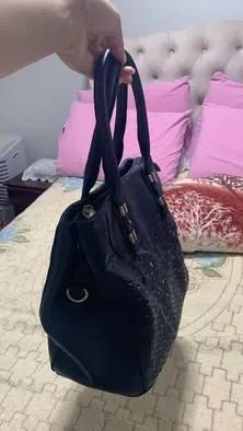 Bolsa azul marinho - Foto 5