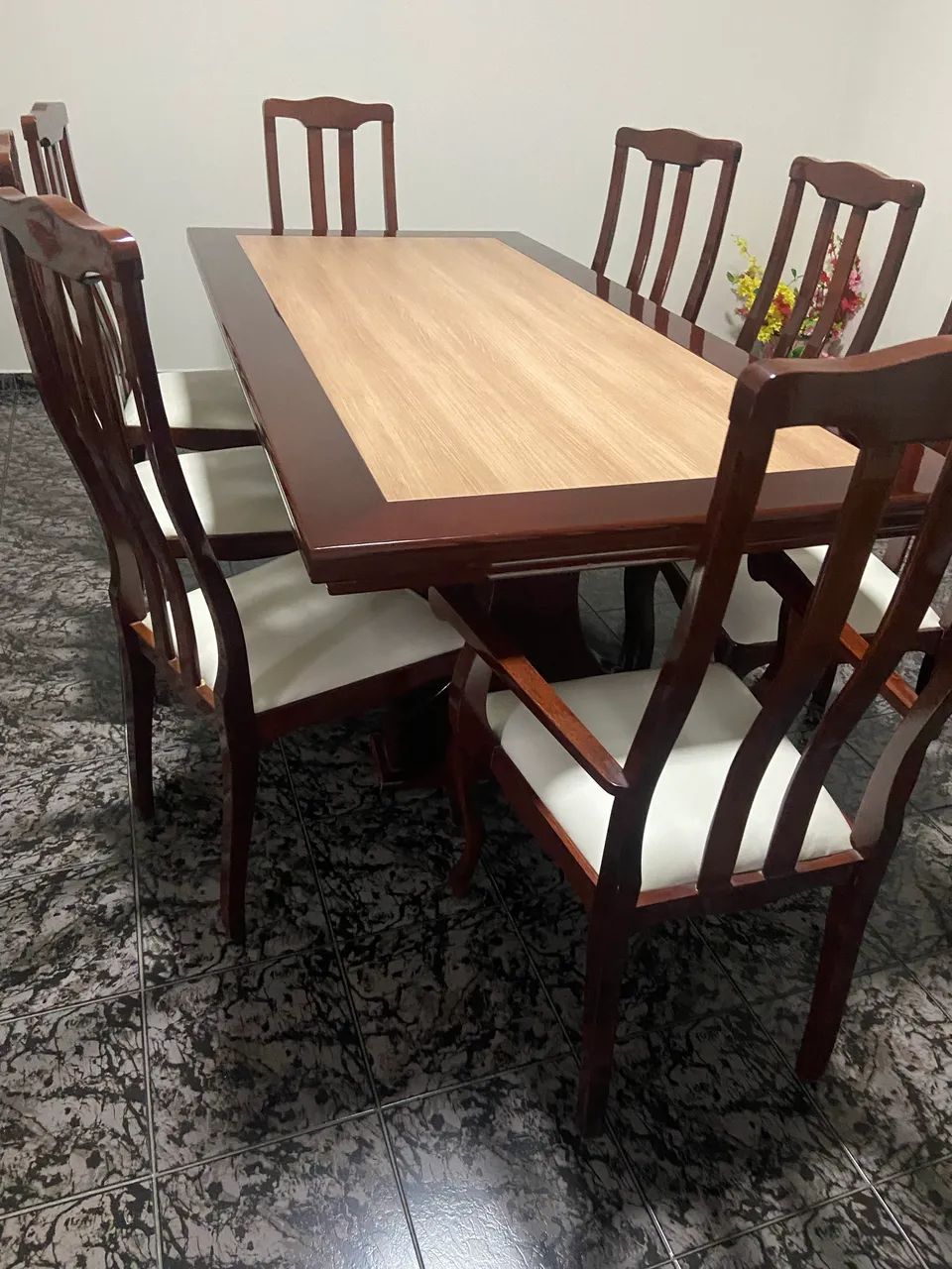 Mesa Jantar 8 cadeiras Rudnick - Foto 2