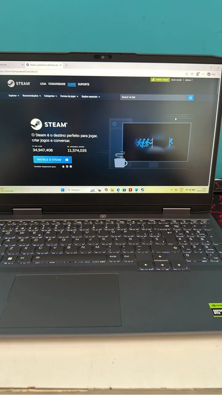 Notebook Lenovo Loq I5 12gen 16Ram RTX 4060