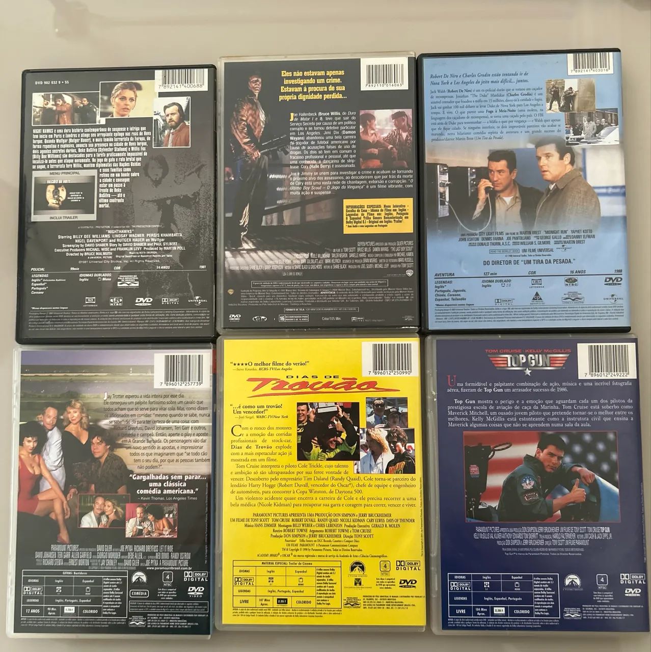 Filmes anos 80/90 - 6 dvds - Foto 2
