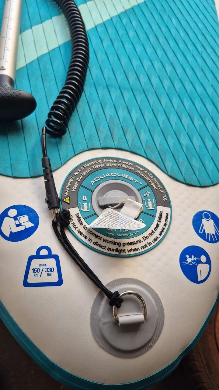 Plancha inflável de Remar Stand up, Aquaquest 320, mede 3,20metros - Foto 4