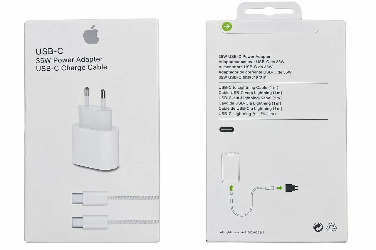 Carregador iPhone tipo C 35w