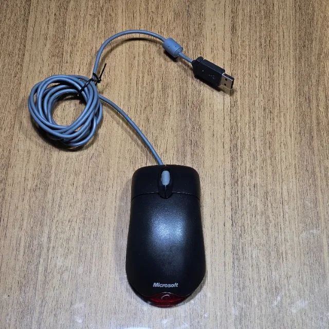 Mouse Microsoft Wheel Mouse Optical (WMO) Preto - Foto 2