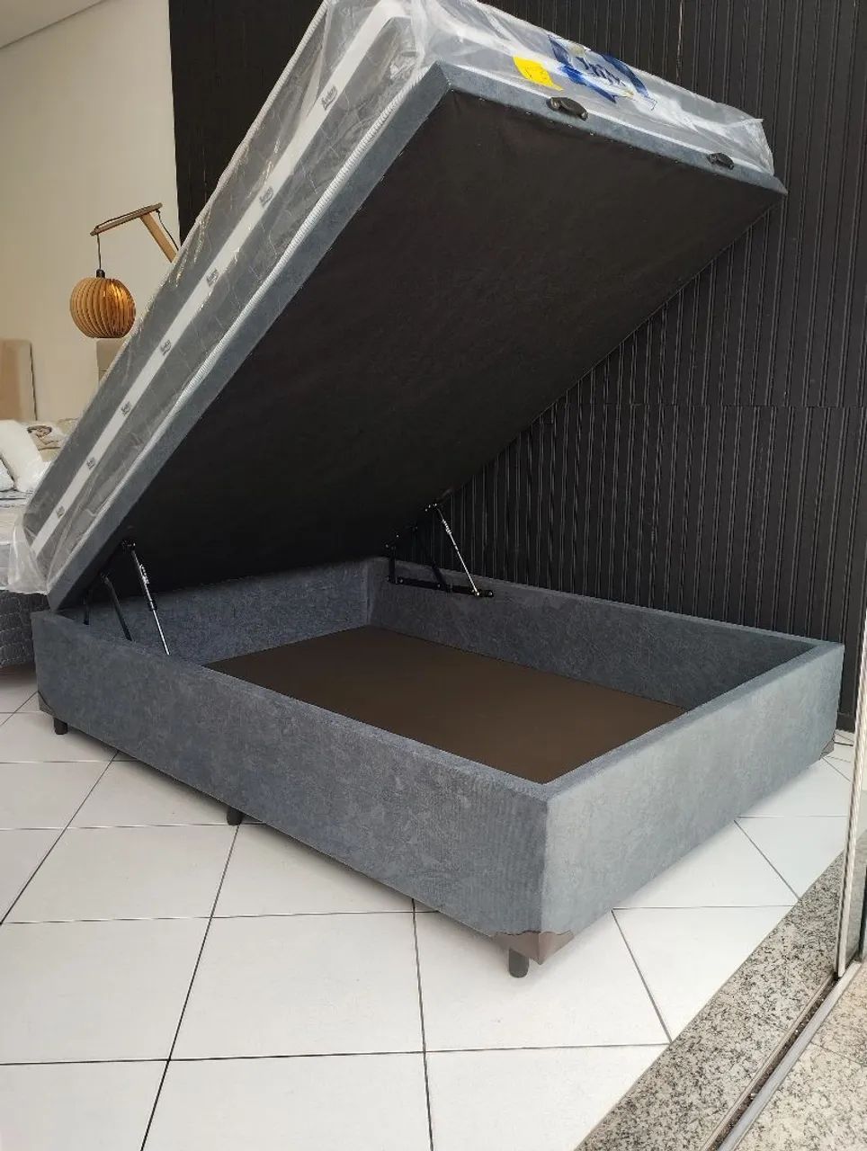 CAMA CASAL BOX BAÚ PREÇO DE FÁBRICA  - Foto 2