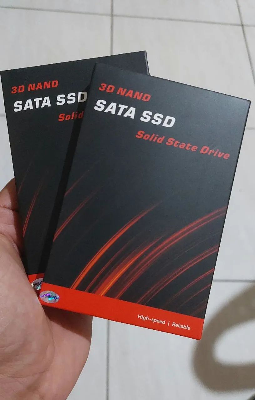 SSD SATA 256GB NOBO LACRADO!