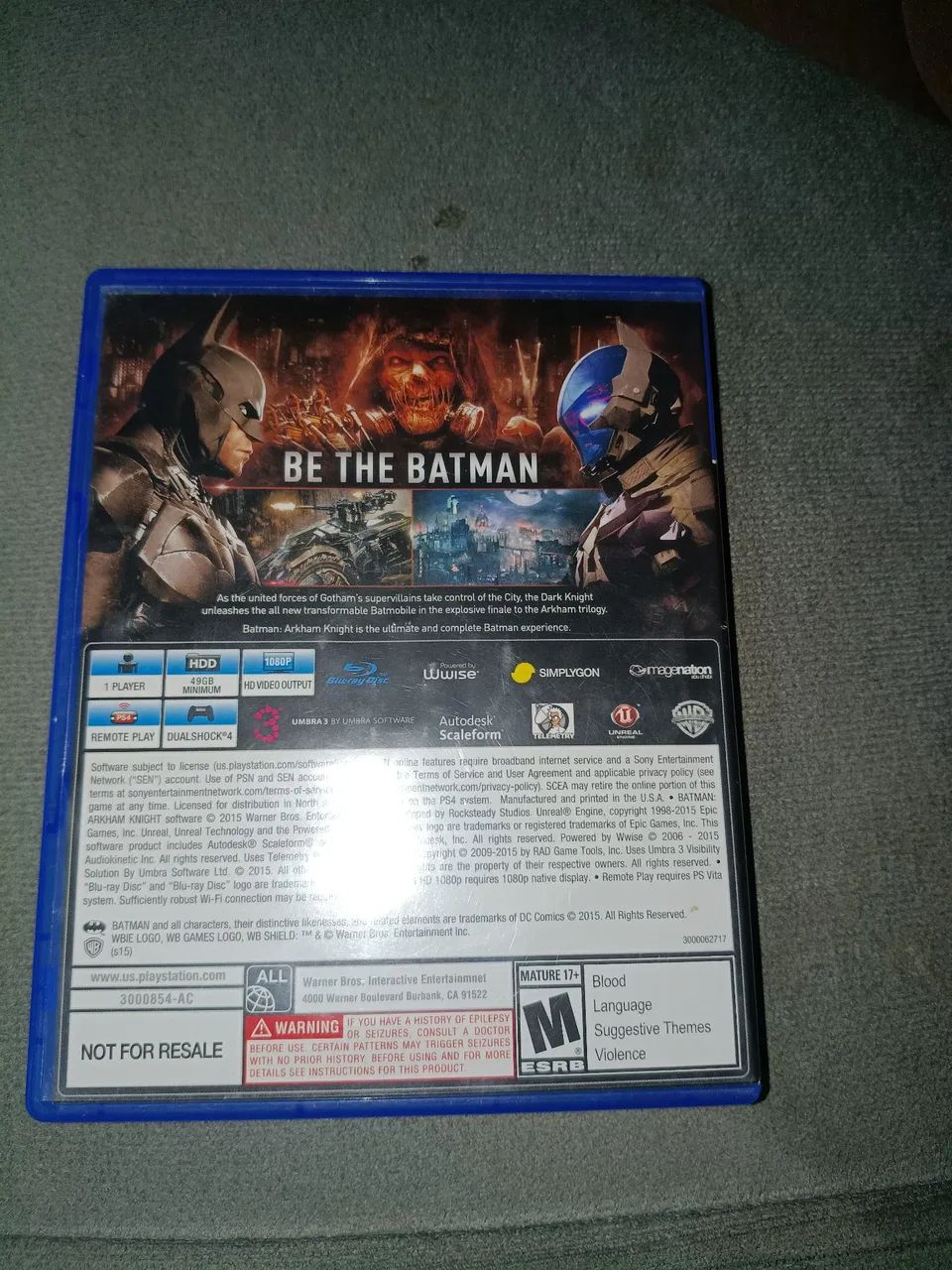 Jogo de PS4 BATMAN ARKHAM KNIGHT  - Foto 2