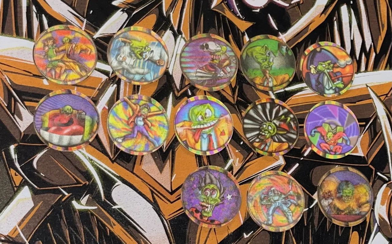 Gigan Tazos Jumbo O Maskara Elma chips | 13 Tazos - Foto 2