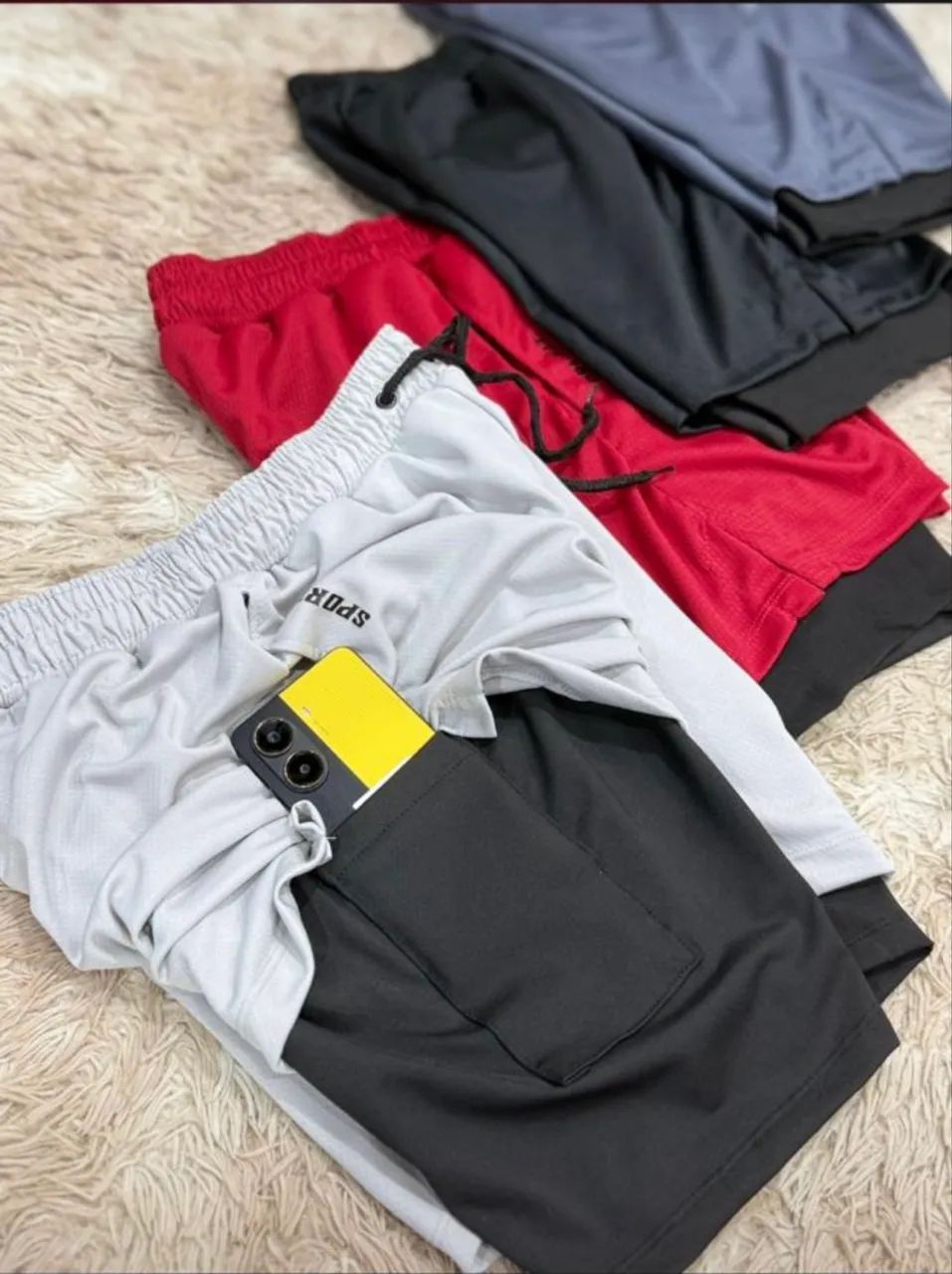 Bermudas térmicas dupla 