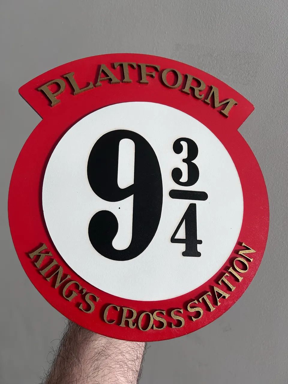 Harry Potter - Placa Plataforma 9 3/4 - Foto 4