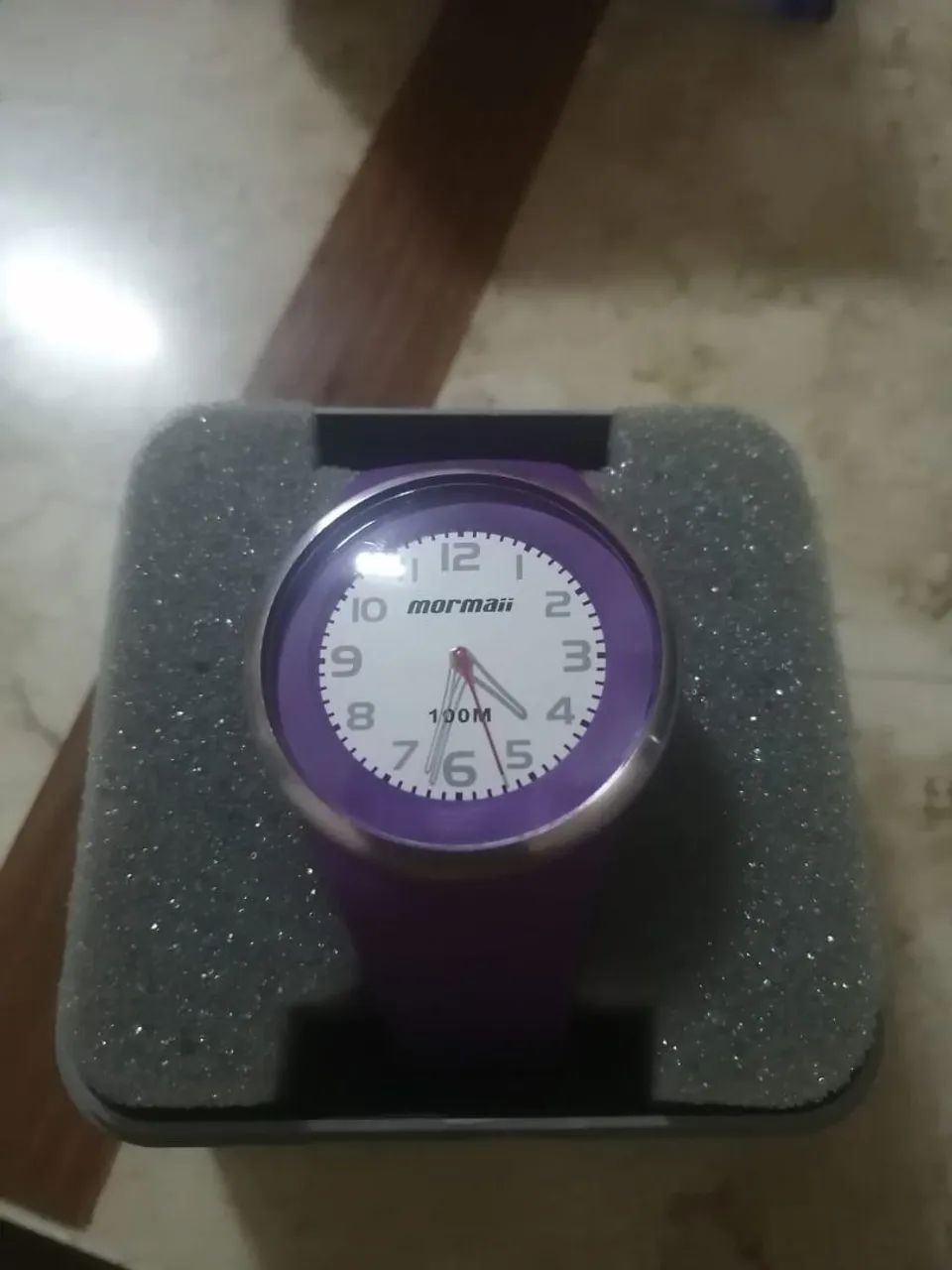 Relógio feminino mormaii a prova d'água 