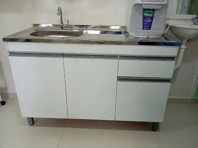 Balcão com tampo inox  - Foto 3
