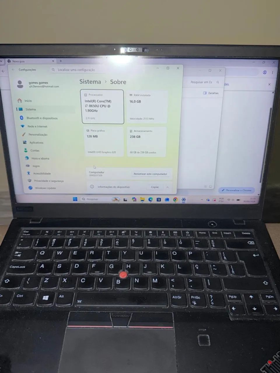 Notebook Lenovo thinkpad X1 - Foto 4