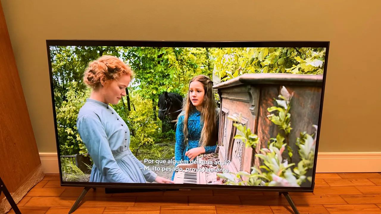 Smart TV Samsung de 43 polegadas em perfeito estado de funcionamento e conservação - Foto 4