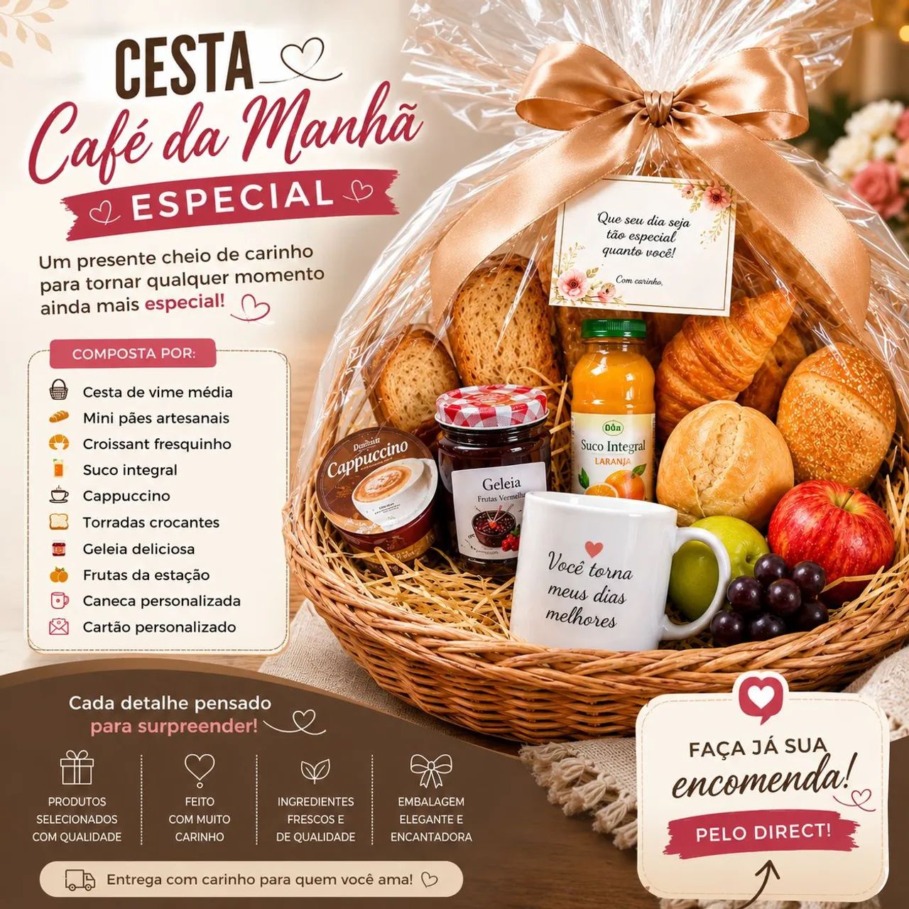 Cesta Café da manhã 