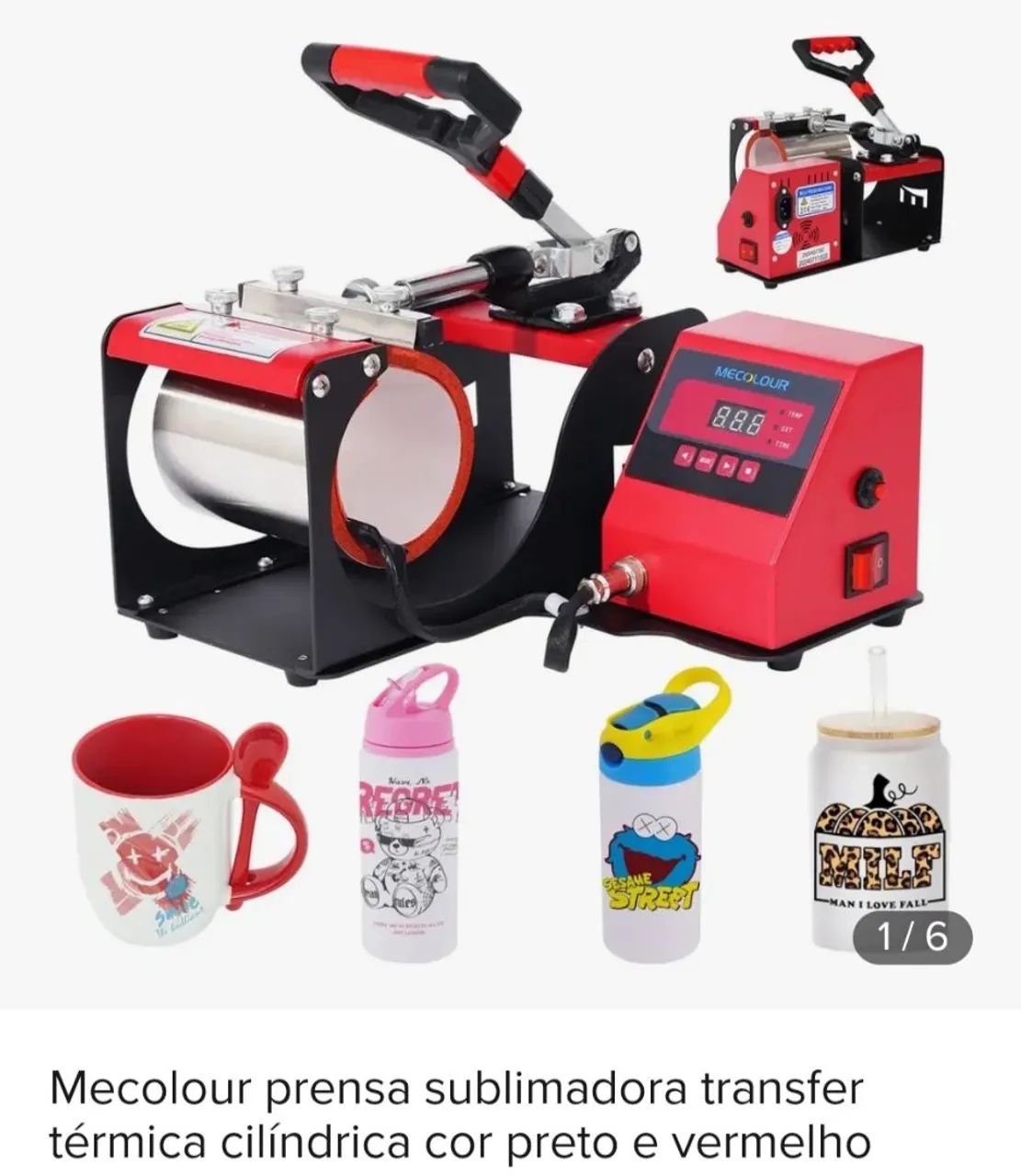 Equipamentos para sublimação Impressora + prensa térmica para caneca - Foto 4