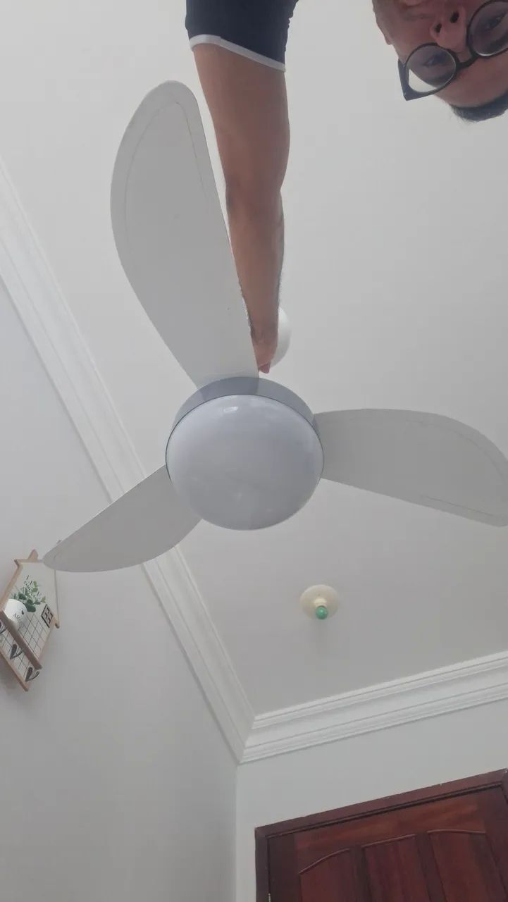 Ventilador de teto e luminária com controle remoto.  - Foto 3