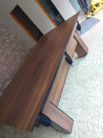 Mesa de Bilhar Tecido Verde Cor Tabaco Tx Modelo MDR0651 - Foto 3