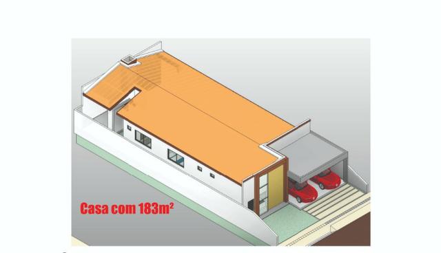 Casa no Jardim Europa, com 182m² com 3 Suítes com Área Gourmet- Frente Nascente