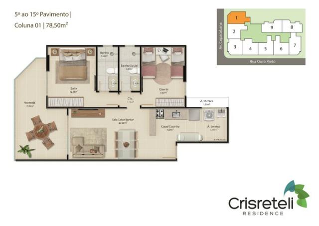 Lançamento apartamentos de 2 quartos na Praia do Morro - Foto 3